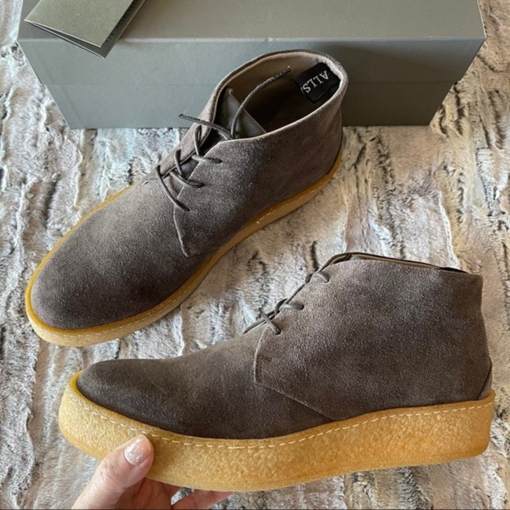 Men’s AllSaints Kit Suede Chukka Boots grey - BRAND NEW